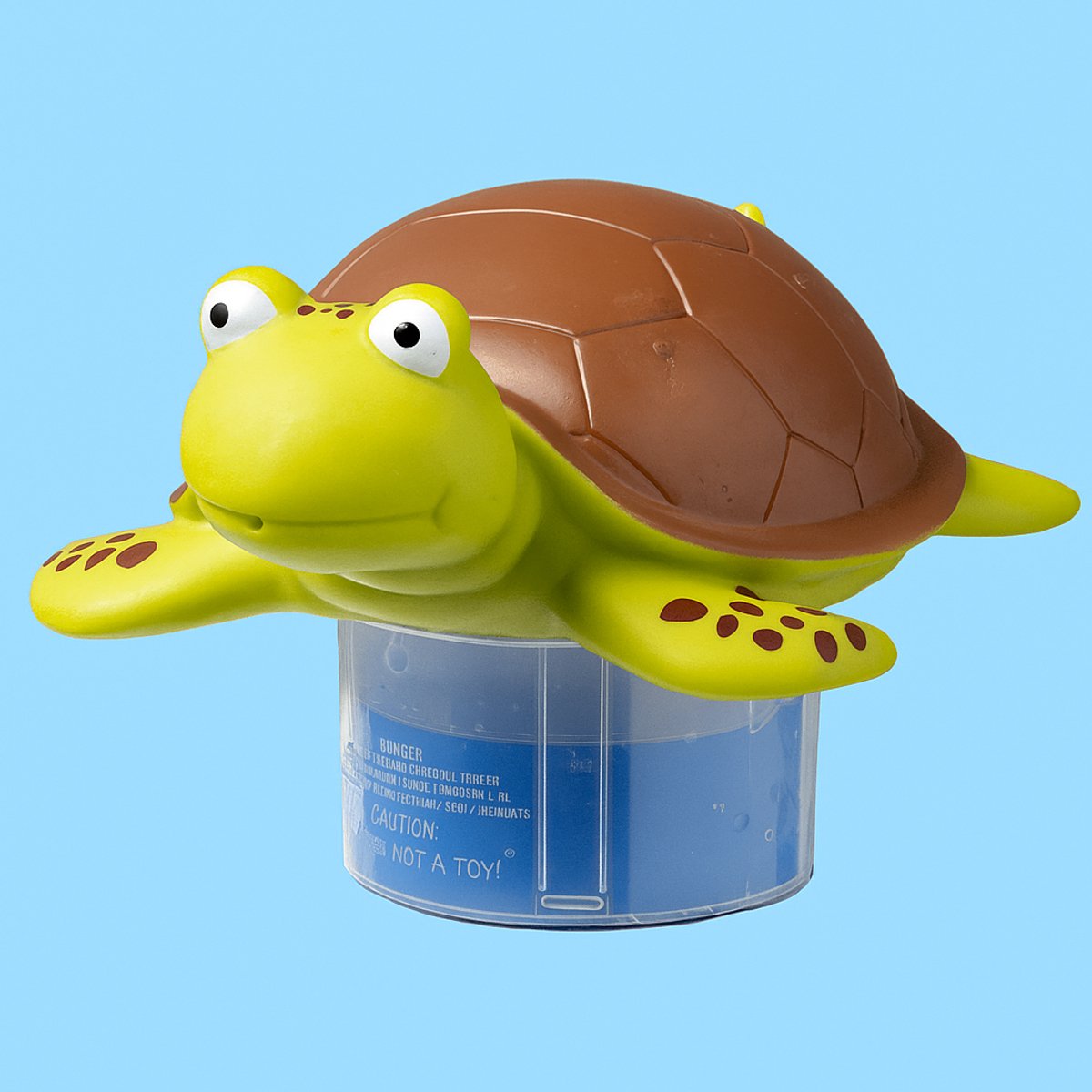BOECK - Chloordrijver - Schildpad Chloor drijver – Zwembad Chloordispenser | Verstelbare Chloorafgifte | Tot 3″ Tabletten